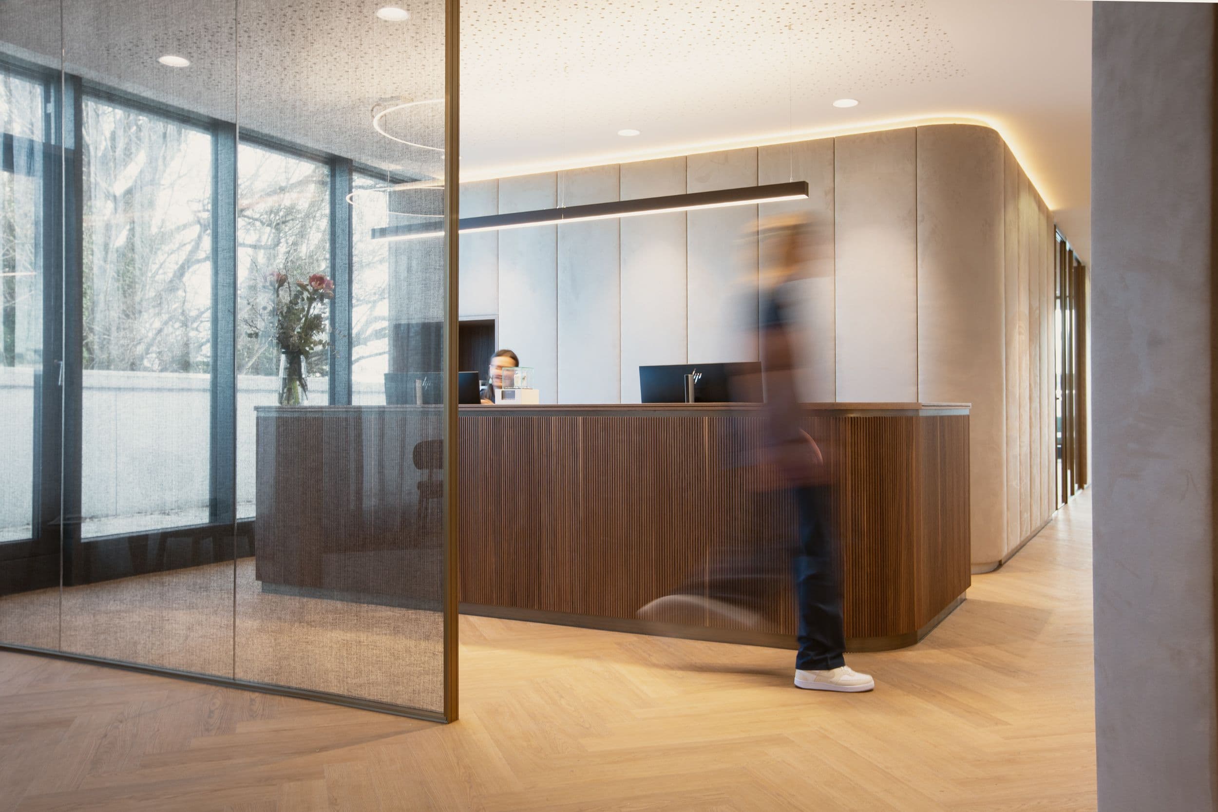 Empfang Zahnarztpraxis